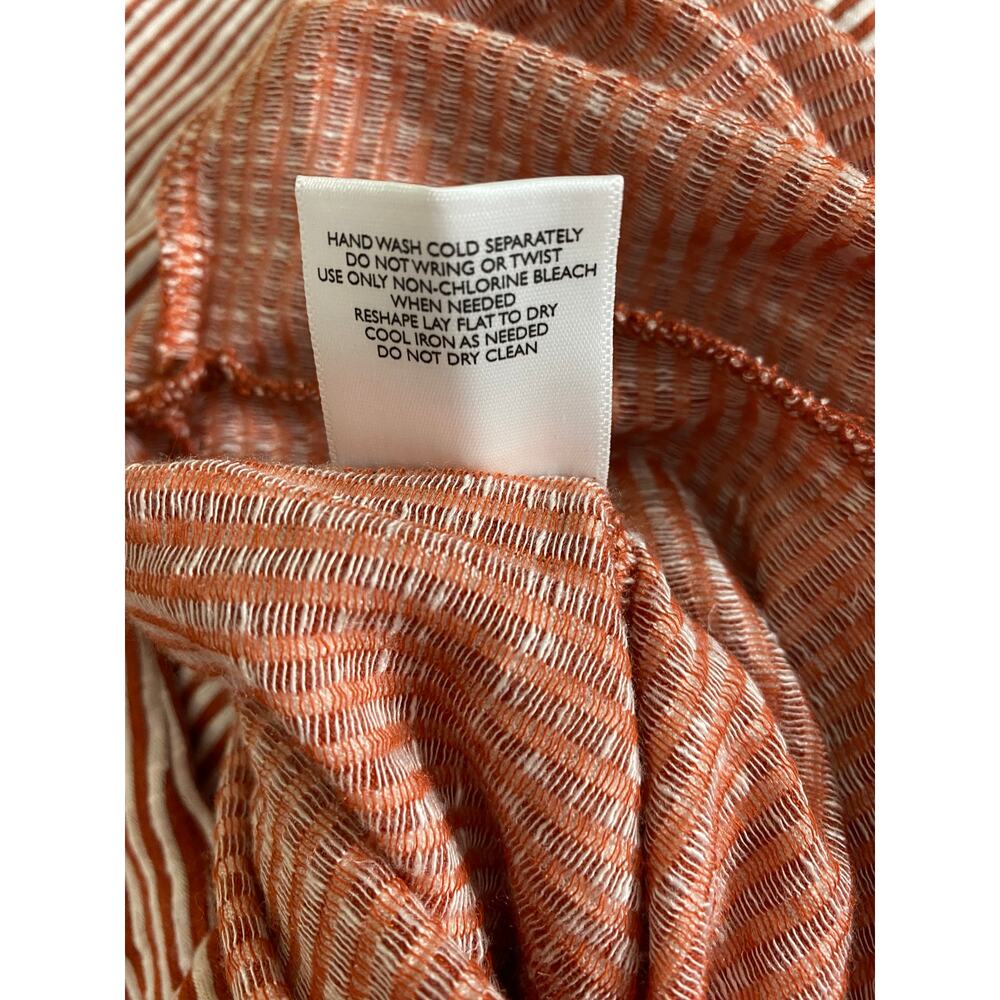 ModCloth For the Bliss of It Jumpsuit High Neck Wide Leg Preppy Red Stripes 2X - Picture 10 of 10